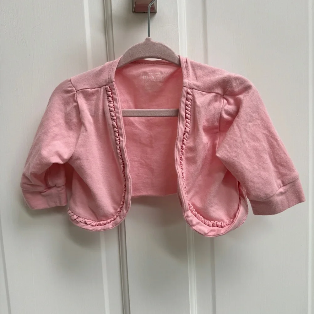 The Children’s Place 2T Girls Pink Shrug Cardigan